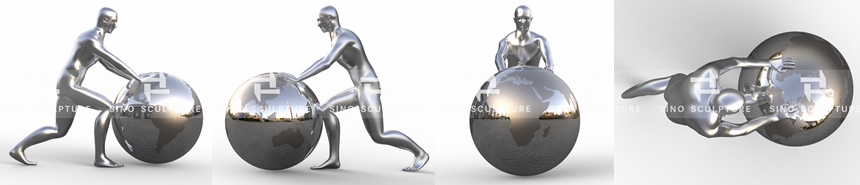 stainless-steel-statue-3D-model