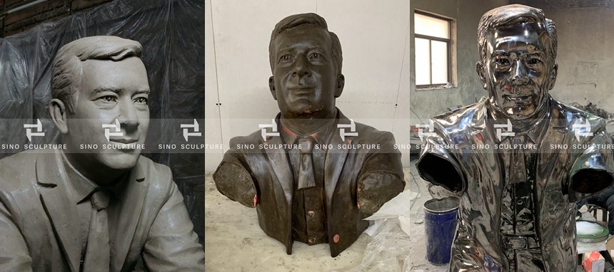 casting-mirror-polished-stainless-steel-statue