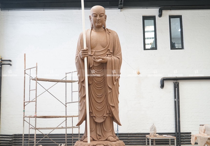 Clay Mold design stage at Sino Sculpture Studio Beijing Foundry 