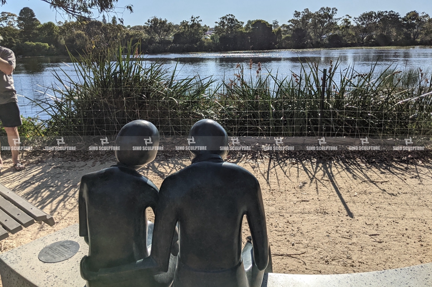 Bronze-Figure-Sculpture-Installaed-In-Australia