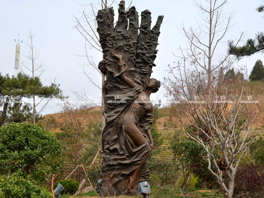 Patina-Bronze-Park-Sculpture-Site-Installation