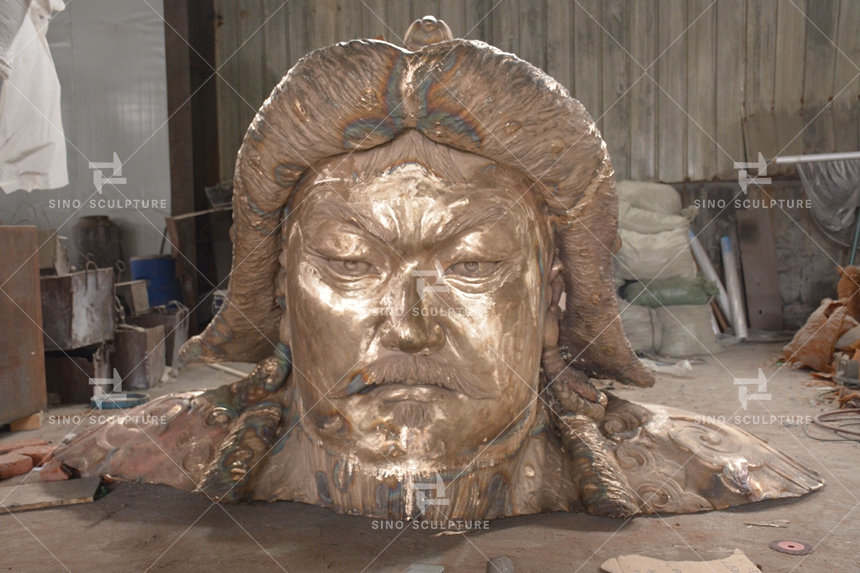 Casting-Bronze-Sculpture-Polishing